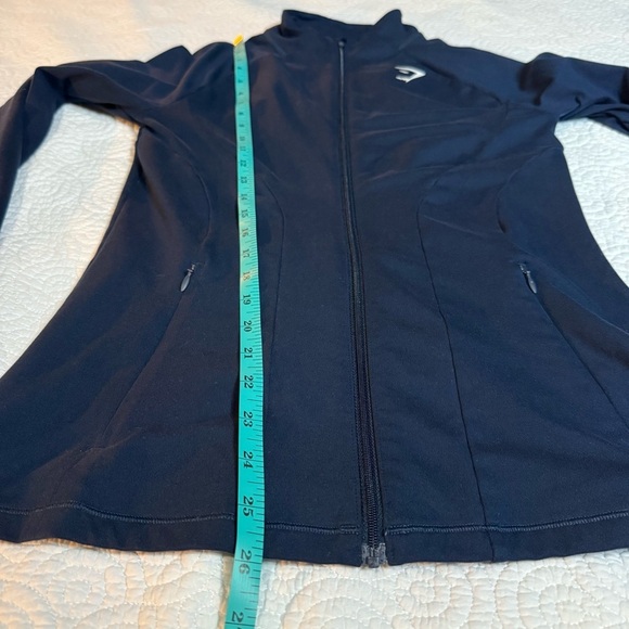 Gymshark Navy Full-Zip Jacket size Small - Picture 6 of 8
